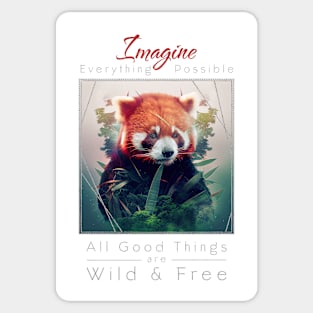 Red Panda Nature Outdoor Imagine Wild Free Sticker